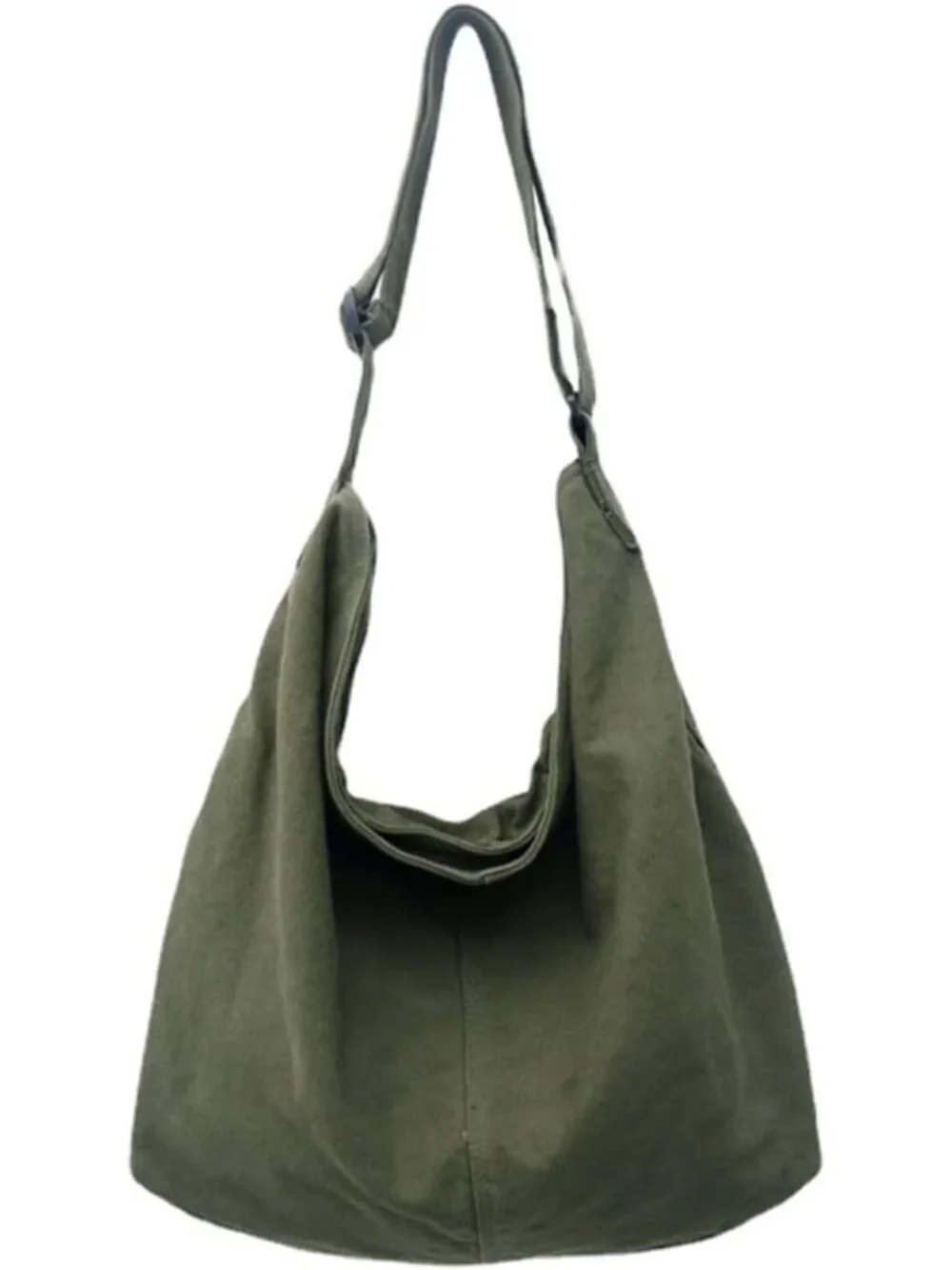 Women's Green2 Travel Canvas Zipper Crossbody Shoulder Laptop Bag